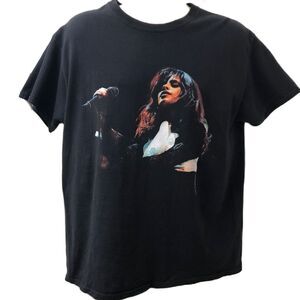 Camila Cabello Black Double Sided Concert Graphic T-Shirt Large Men's Unisex
